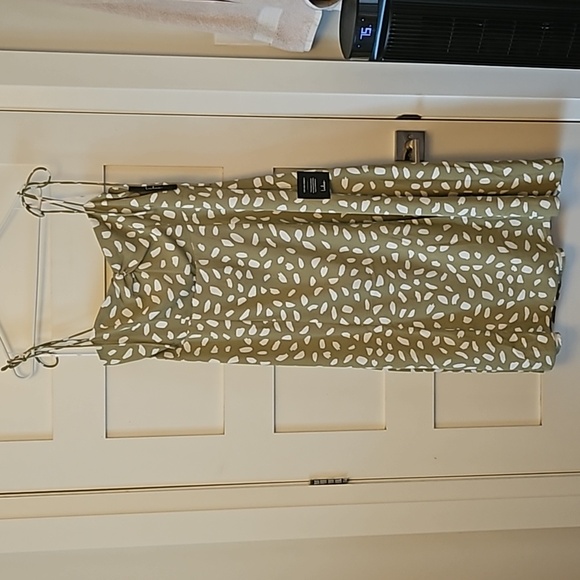 Midi green spotted dress from LuLus - Picture 1 of 4